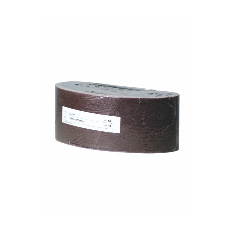 BANDE ABRASIVE TOILE XA167 OXYDE D’ALUMINIUM 100X610 - Finitech