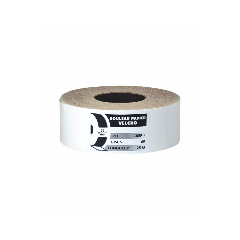 ROULEAU PAPIER VELCRO CREF-F LARG.70X25ML - Finitech