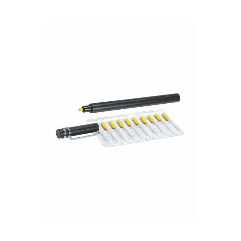 SET AIGUILLES ANTI POUSSIERES (STYLO+10 AIGUILLES) - Finitech