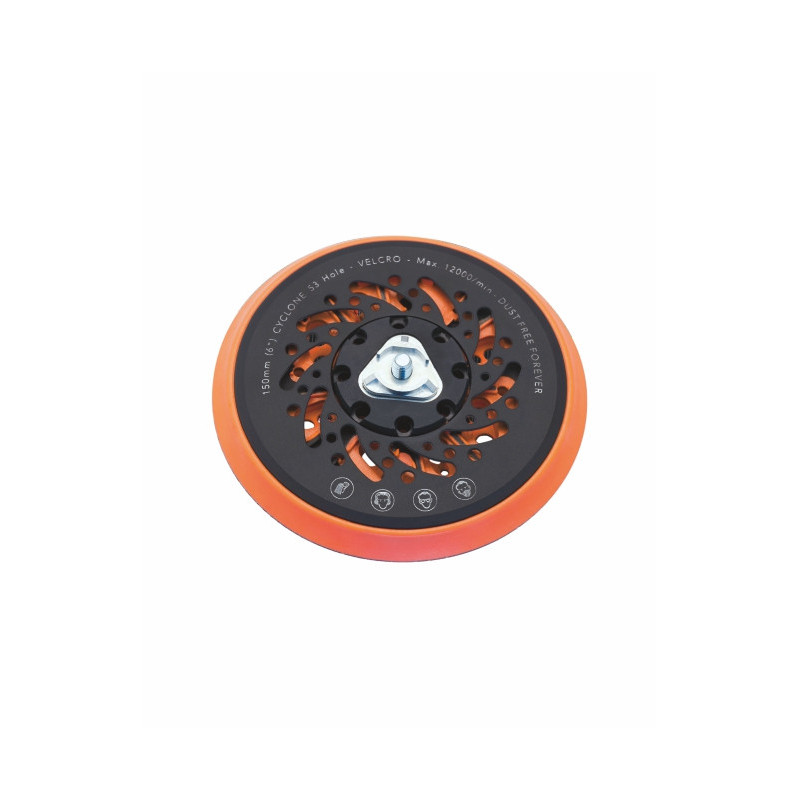 PLATEAU PONCEUSE FLEXIPADS D.150 AA 53T 5/16+M8 - Finitech