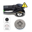 PLATEAU PONCEUSE FLEXIPADS D.150 AA 17T FASTFIX RIGIDE - Finitech