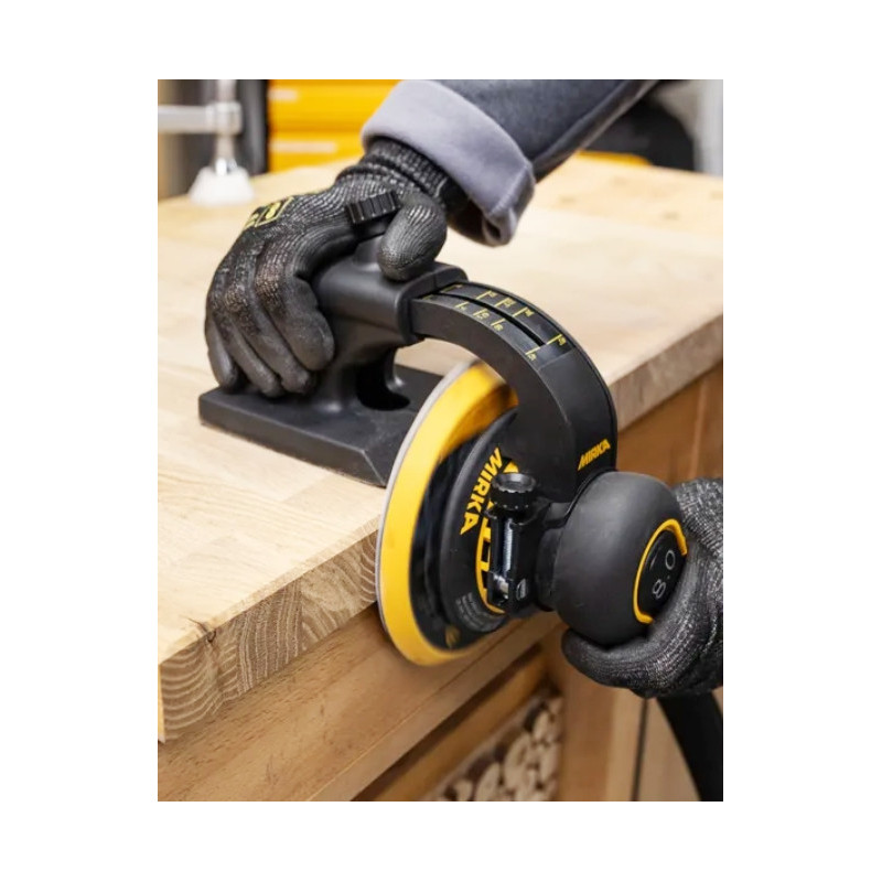 Guide de ponçage des chants Mirka Ø125 Ø150 | Angle réglable 45° à 90°