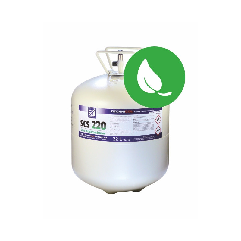 BONBONNE COLLE CONTACT SCS 220 SANS DICHLOROMETHANE / LACET - Finitech