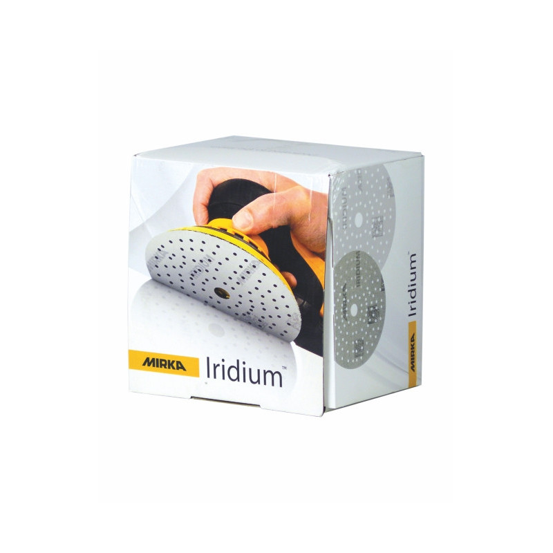 DISQUE PAPIER LATEX MIRKA IRIDIUM AA 121T D.150 - Finitech