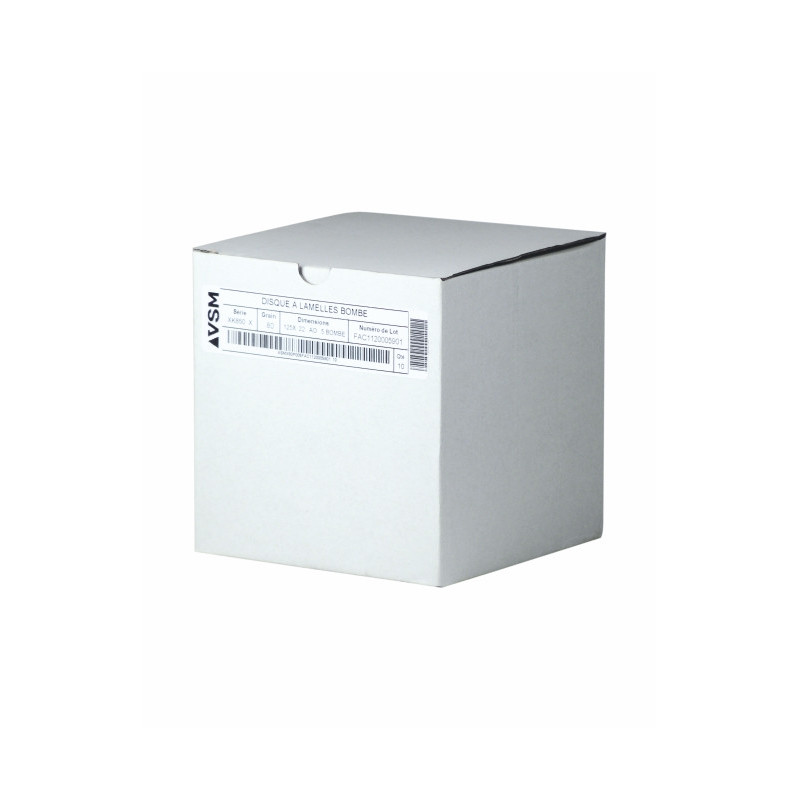 DISQUE A LAMELLE BOMBE XK850X ZIRCO-CERAMIQUE D.125X22 - Finitech