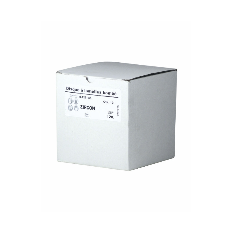 DISQUE A LAMELLE BOMBE DLZ ZIRCON D.125X22 - Finitech