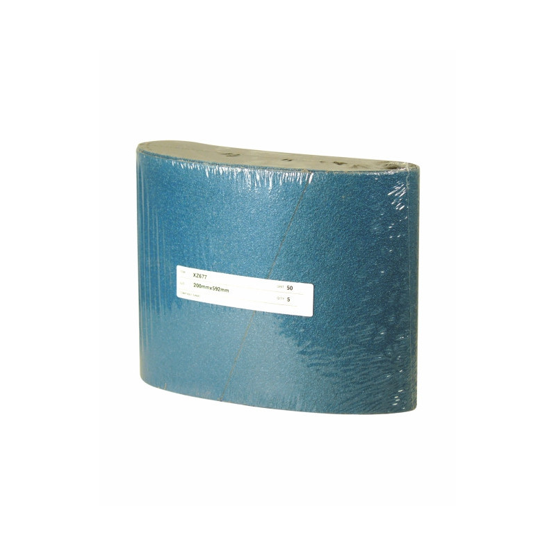 BANDE ABRASIVE DEERFOS TOILE ZIRCONIUM XZ677 200X592 - Finitech