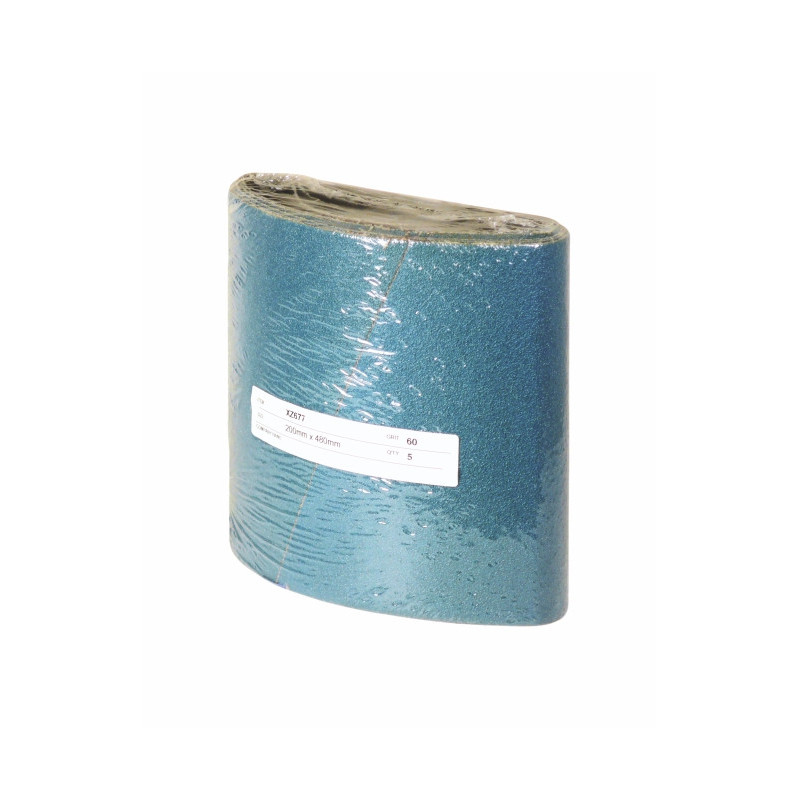BANDE ABRASIVE DEERFOS TOILE ZIRCONIUM XZ677 200X480 - Finitech