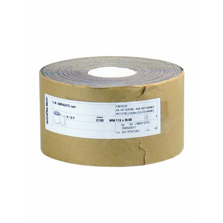 ROULEAU TOILE K15F LARG.115X50ML - Finitech