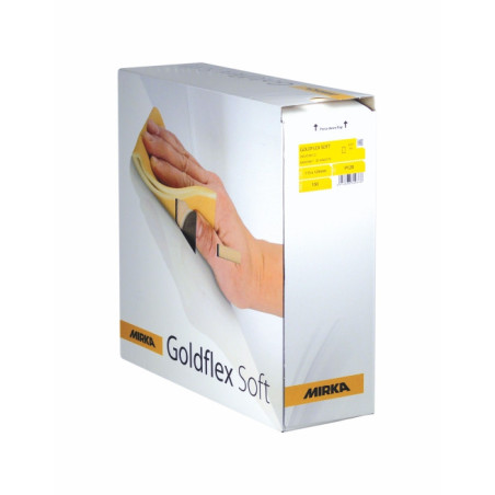 ROULEAU PAPIER SUR MOUSSE MIRKA GOLDFLEX-SOFT LARG.115X25ML - Finitech