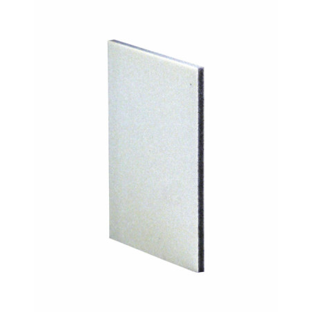 EPONGE EXTRA-PLATE 2 FACES 123X98X5 OXYDE ALUMINIUM - Finitech