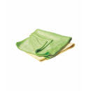 LOT MICROFIBRE 40X40CM (1 JAUNE + 1 VERT) - Finitech