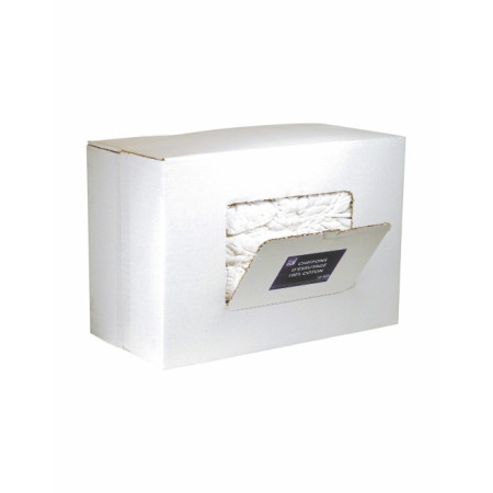 CHIFFON COTON BLANC EPONGE - Finitech